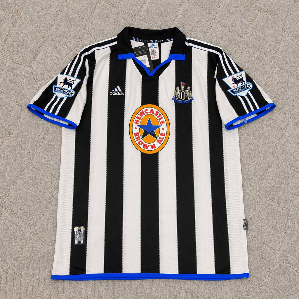 Alan Shearer #9 Newcastle United Retro Trikot Kit Jersey Soccer Shirt