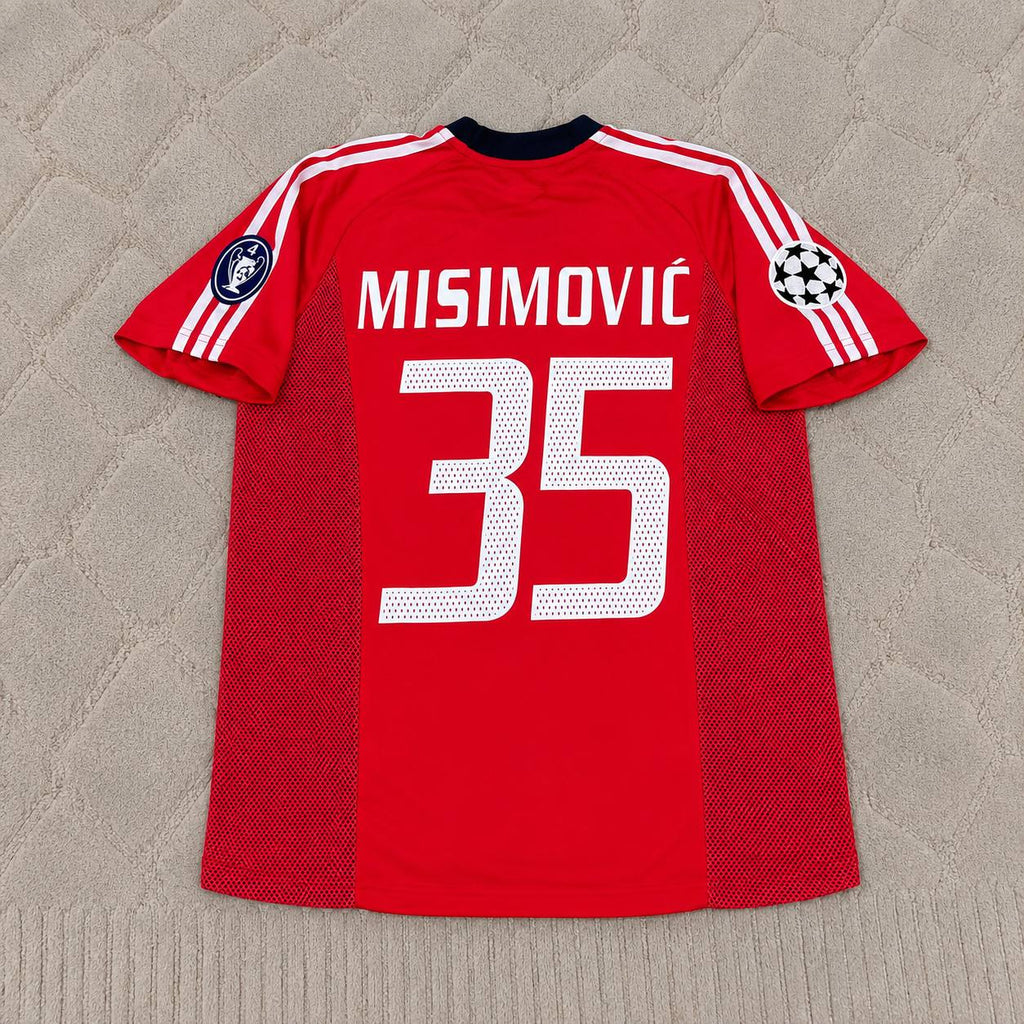 Zvjezdan Misimovic Bayern München 2002/2003 Season Home Red Retro Jersey