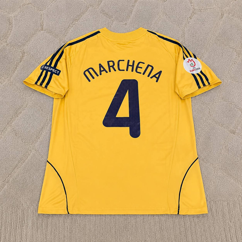 Carlos Marchena 4- Spain EURO 2008 Retro Football Jersey