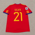 David Silva 21 – Spain 2010 World Cup Retro Kit Jersey – | Trikot | Maillot Soccer Shirt