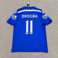 Didier Drogba Chelsea 2014/15 Blue New Season Football Jersey Kit