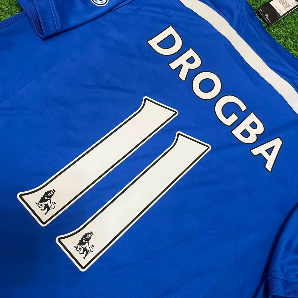 Didier Drogba Chelsea 2014/15 Blue New Season Football Jersey Kit