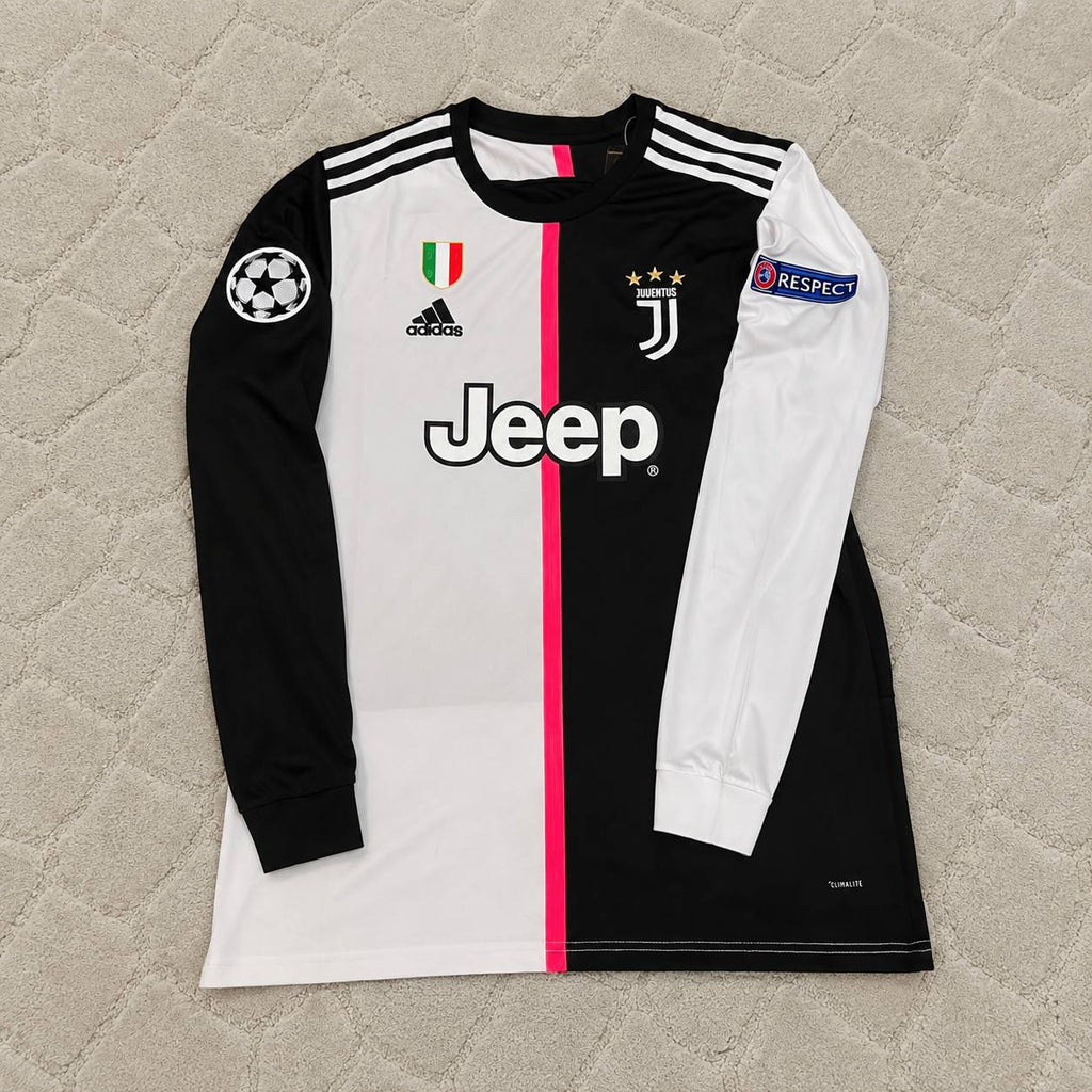 Blaise Matuidi 14- Juventus Long Sleeve 2019 2020 Retro White Black Jersey Trikot Maglia
