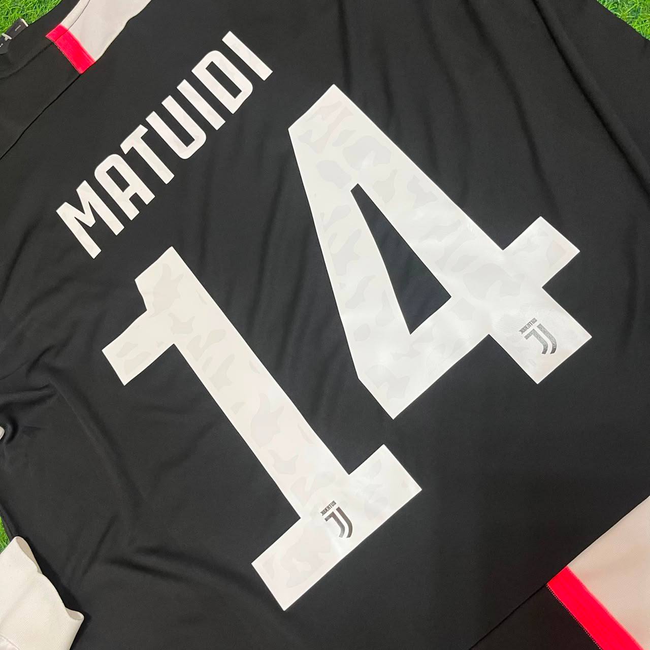 Blaise Matuidi 14- Juventus Long Sleeve 2019 2020 Retro White Black Jersey Trikot Maglia