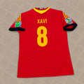 Xavi Hernandez Spain 2013 Confederations Cup Retro Jersey Trikot