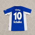 Olaf Thon FC Schalke 04 1999/2000 Blaues Heimtrikot Retro Fußballtrikot