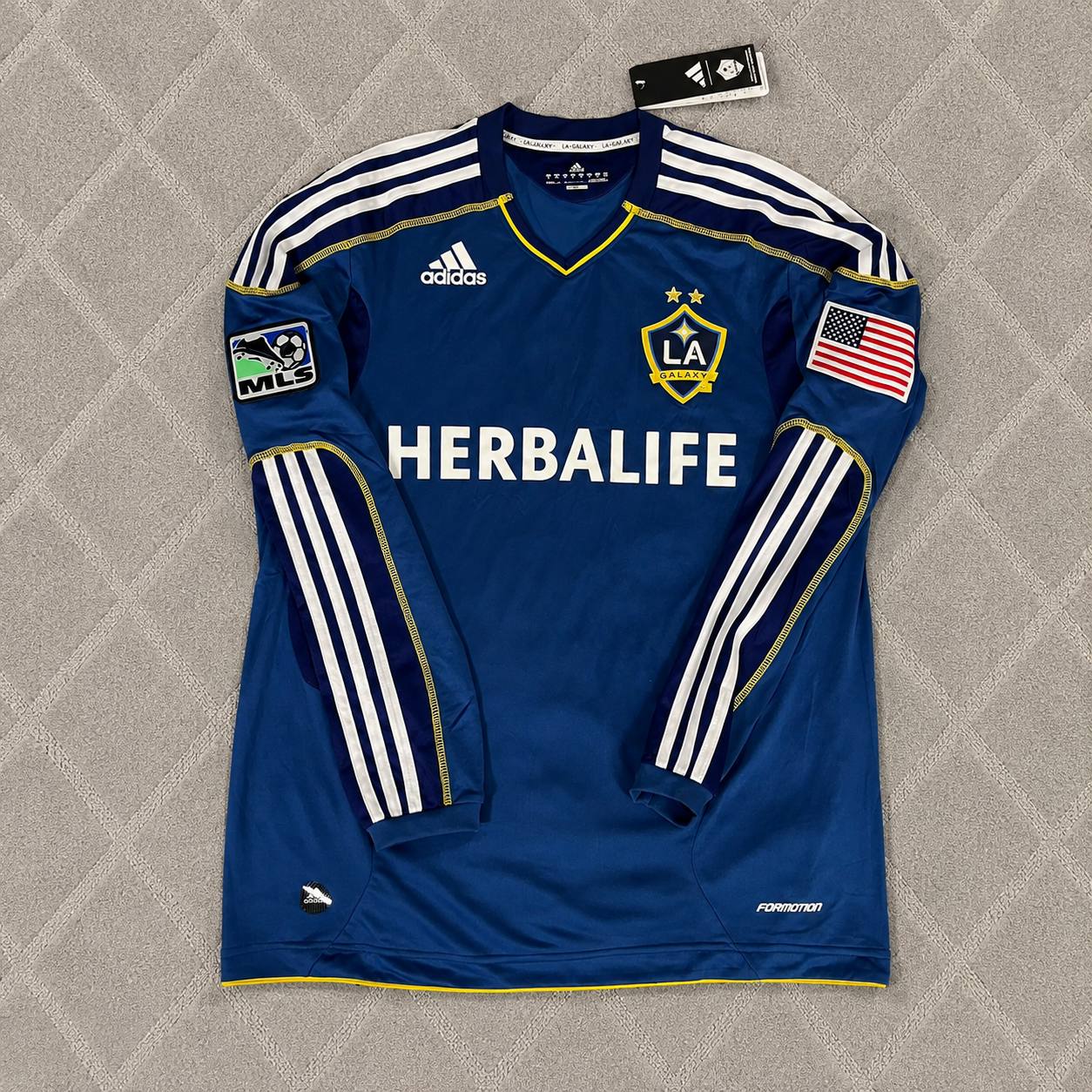 David Beckham 23 - LA Galaxy 2011/12 MLS Retro Kit Jersey Maillot Trikot