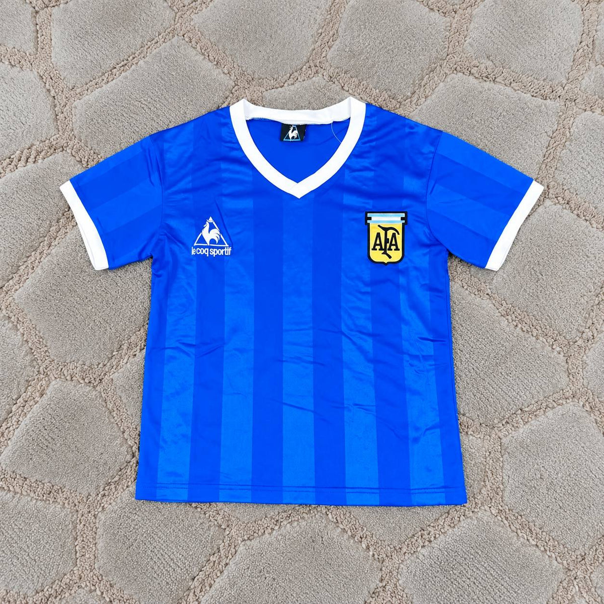 Javier Zanetti #8 Argentina 1998 Blue Retro Football Shirt - Jersey Kit
