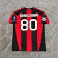 Ronaldinho Gaucho #10 Milan 2010-2011 Retro Home Football Shirt - Jersey Kit