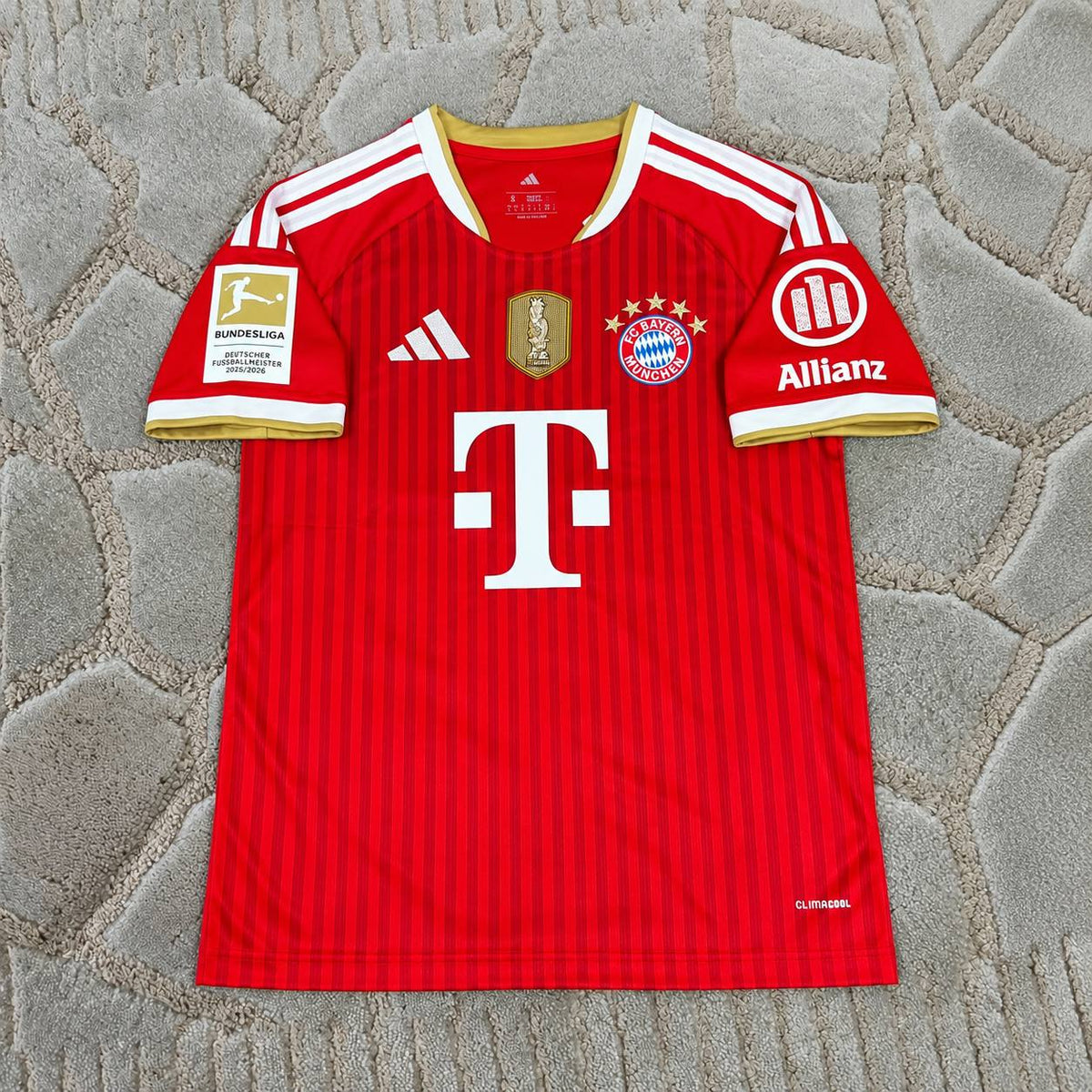 Lennart Karl #42 Bayern München 2026-2027 Home Football Shirt - Jersey kit - Bundesliga Championship Patch