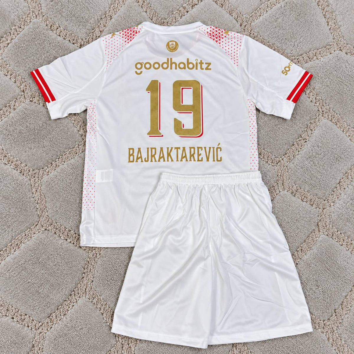 Esmir Bajraktarevic PSV Eindhoven 2026-2027 Kids Jersey Kit – Trikot Maillot