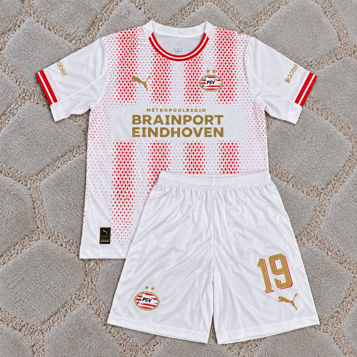 Esmir Bajraktarevic PSV Eindhoven 2026-2027 Kids Jersey Kit – Trikot Maillot