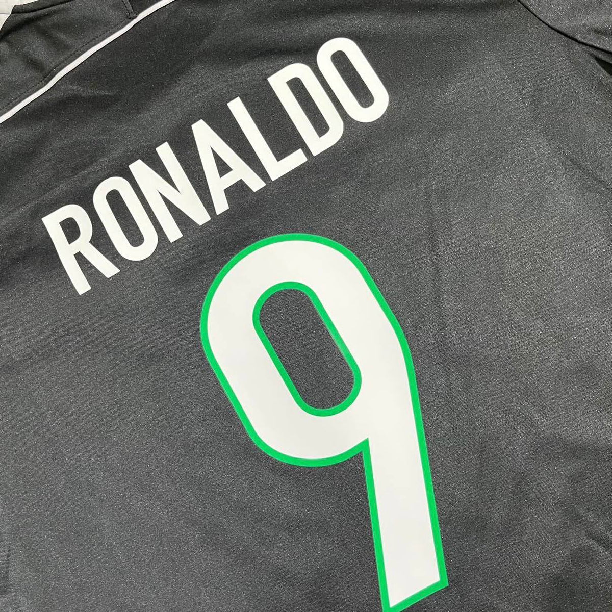 Ronaldo Nazario #9 Brazil Retro Black Edition Jersey – Football Shirt