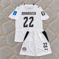 Omar Marmoush #22 Egypt 2026 World Cup Kids Away Football Shirt - Jersey Kit