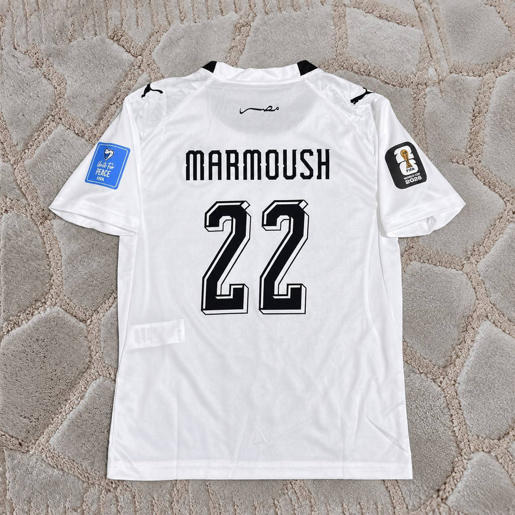 Omar Marmoush #22 Egypt 2026 World Cup Away Football Shirt - Jersey Kit