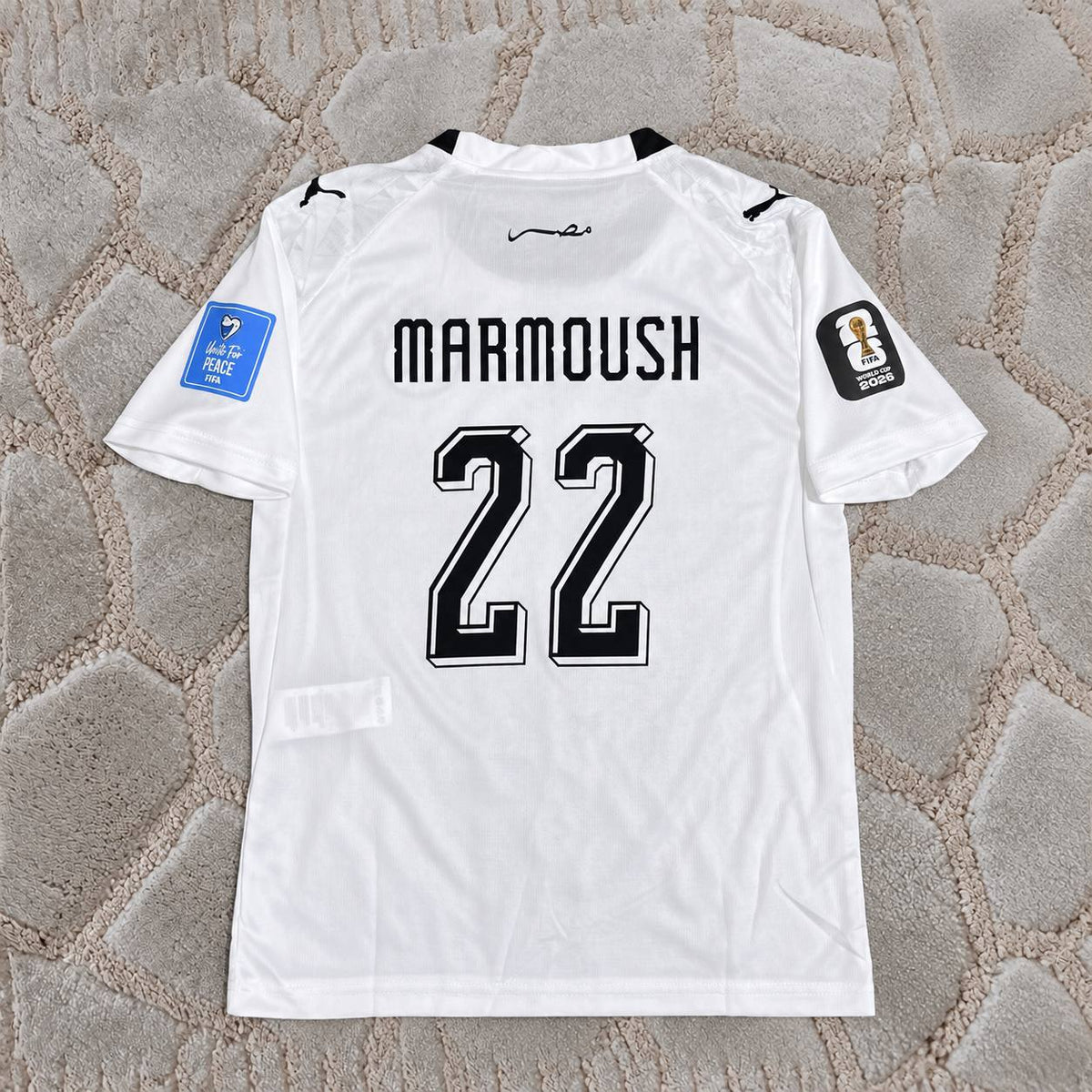 Omar Marmoush #22 Egypt 2026 World Cup Away Football Shirt - Jersey Kit