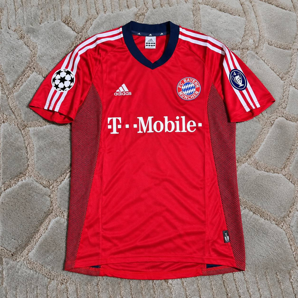 Roque Santa Cruz #24 Bayern München 2002-2003 Home Retro Jersey – Double Season Edition - Trikot Maillot