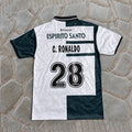 Cristiano Ronaldo #28 Debut Sporting Cp 2002-2003 Retro Home Football Shirt - jersey kit - Trikot Maillot