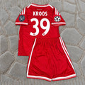 Toni Kroos #39 Bayern München 2012-2013 Champions League Final Kids Retro Football Shirt -Trikot Maillot
