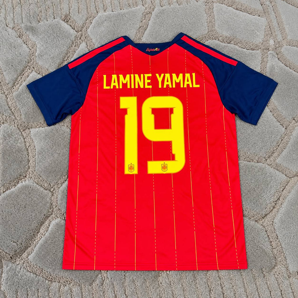 Lamine Yamal #19 Spain 2026 World Cup Two-Star  Football Shirt - Champions Edition