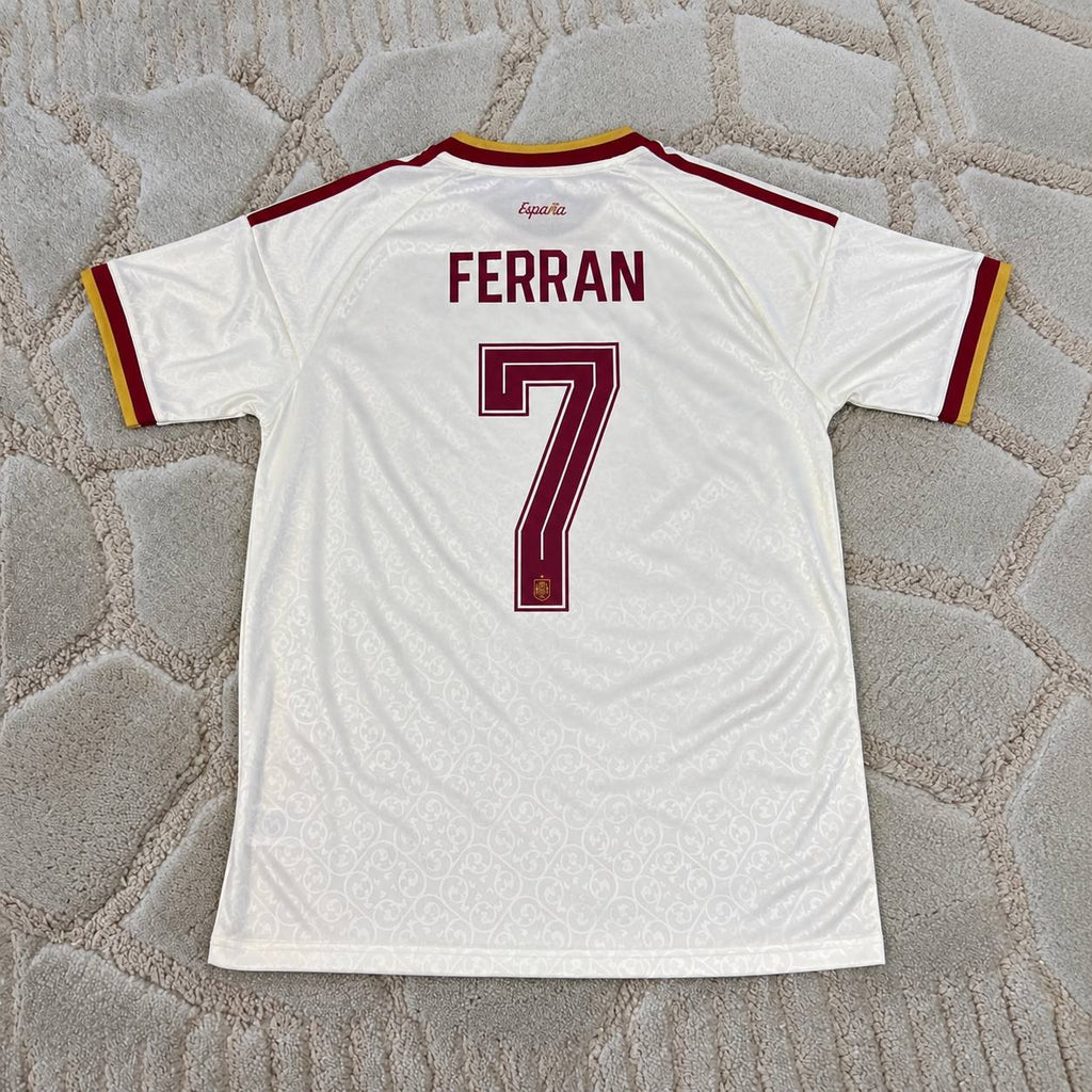 Ferran Torres #7 Spain Two Star 2026 World Cup Champions Away Jersey Trikot Maillot