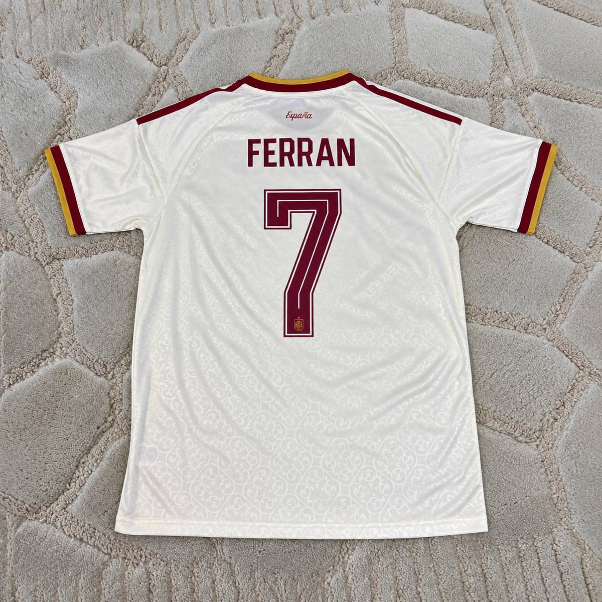 Ferran Torres #7 Spain Two Star 2026 World Cup Champions Away Jersey Trikot Maillot