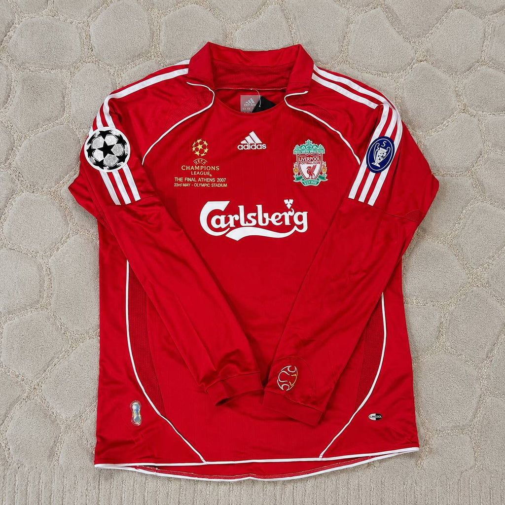 Fernando Torres 9 – Liverpool 2007 Athens Champions League Final Retro Kit Jersey Trikot Maillot