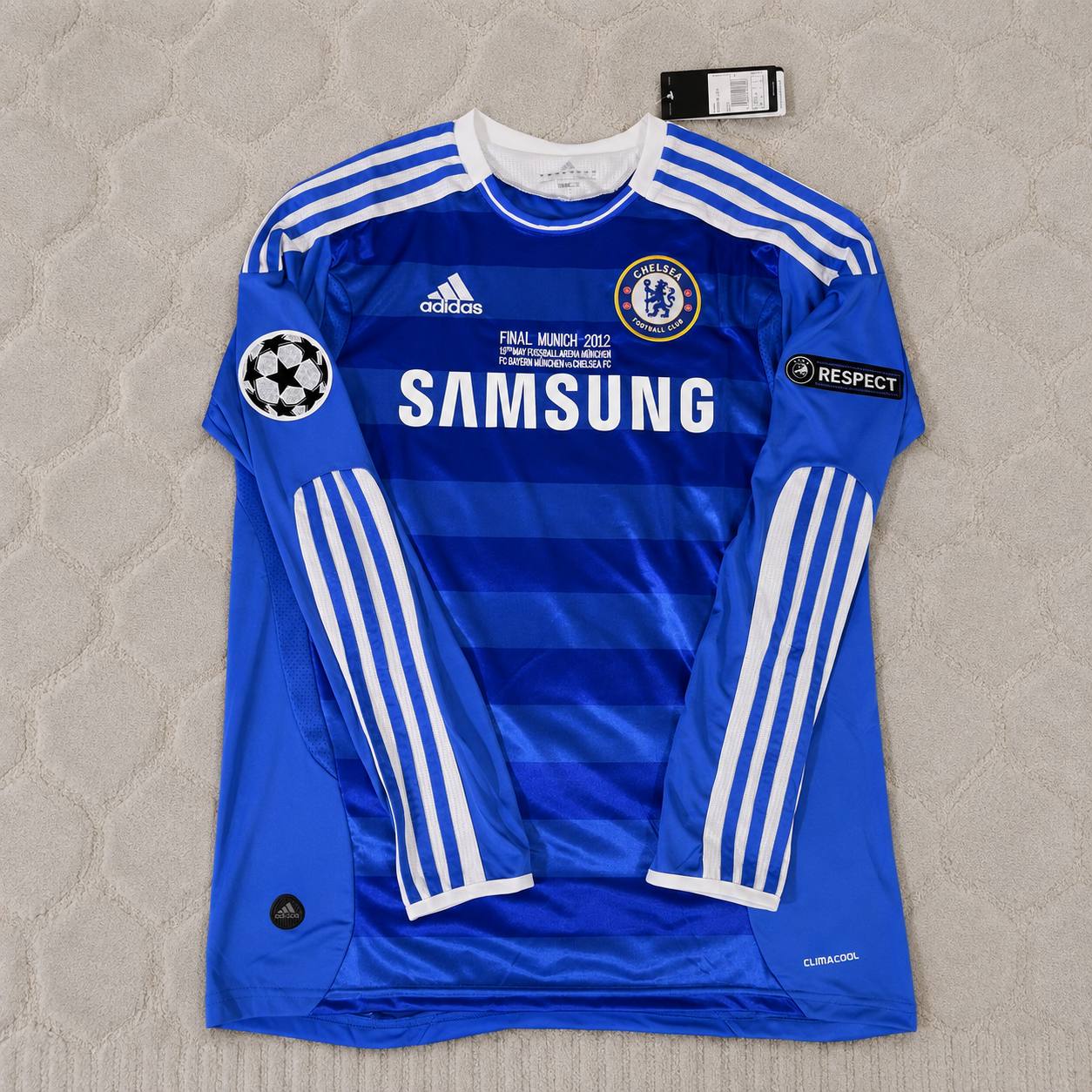 Fernando Torres – Chelsea 2012 Munich Final Retro Blue Kit Jersey – | Trikot | Maillot
