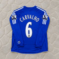 Ricardo Carvalho Chelsea 2006-2008 Long Sleeve EPL Patch Football Jersey