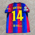Karim Adeyemi #14 Barcelona New Season 2027 Home Football Shirt - Jersey Kit - Trikot Maillot Champions League Custom Edition