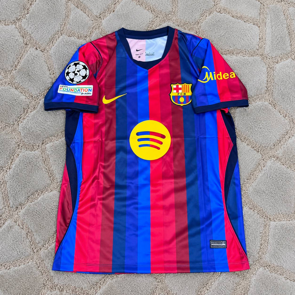 Karim Adeyemi #14 Barcelona New Season 2027 Home Football Shirt - Jersey Kit - Trikot Maillot Champions League Custom Edition