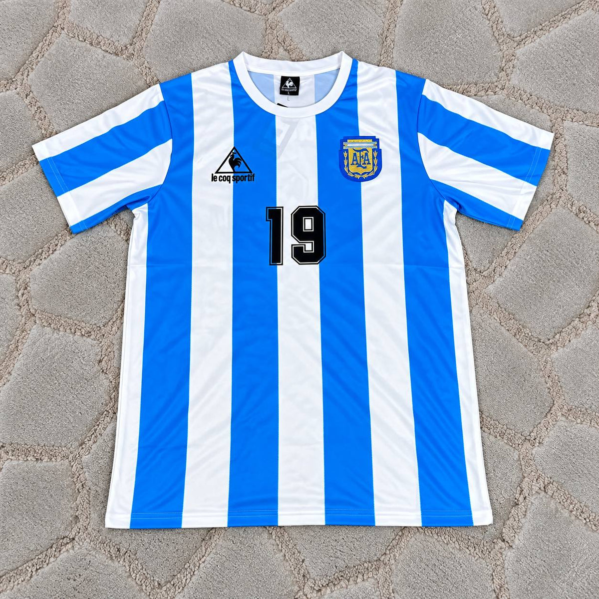 Oscar Ruggeri #19 Argentina 1986 World Cup Home Retro Football Shirt - Jersey Kit - Trikot Maillot