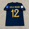 Randal Kolo Muani France 2022 World Cup Final Retro Jersey Maillot Trikot Soccer Shirt