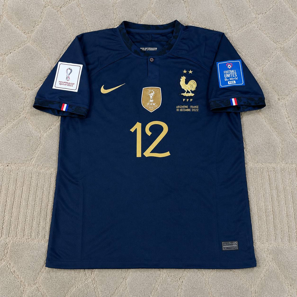 Randal Kolo Muani France 2022 World Cup Final Retro Jersey Maillot Trikot Soccer Shirt