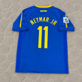 Neymar Jr. Brazil 2010 World Cup Retro Blue Jersey Trikot