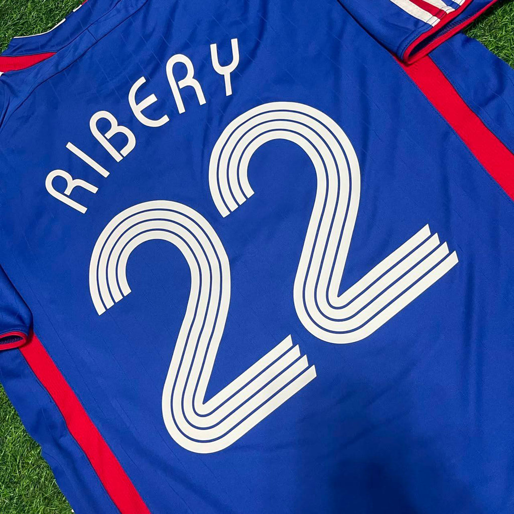 Franck Ribery France 2006 World Cup Blue Retro Kit – | Trikot | Maillot Soccer Shirt