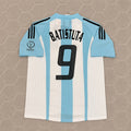 Gabriel Batistuta Argentina 2002 World Cup Home Retro Football Jersey