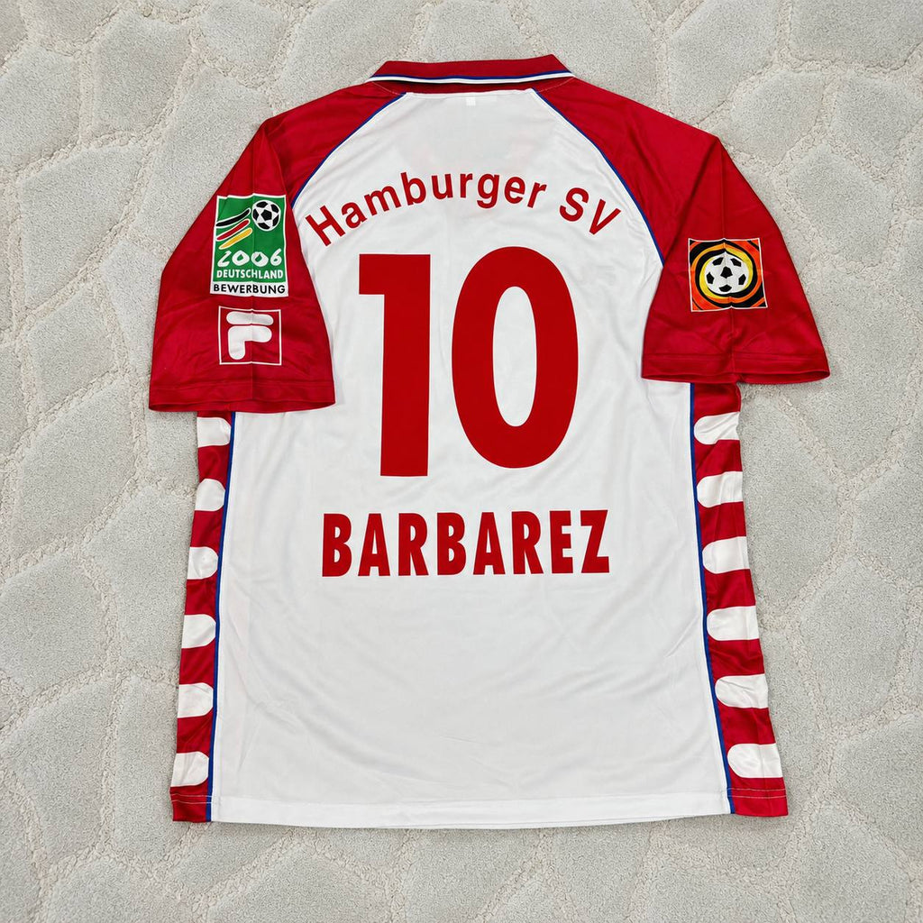 Sergej Barbarez #10 Hamburger SV Heim Retro Fußballtrikot