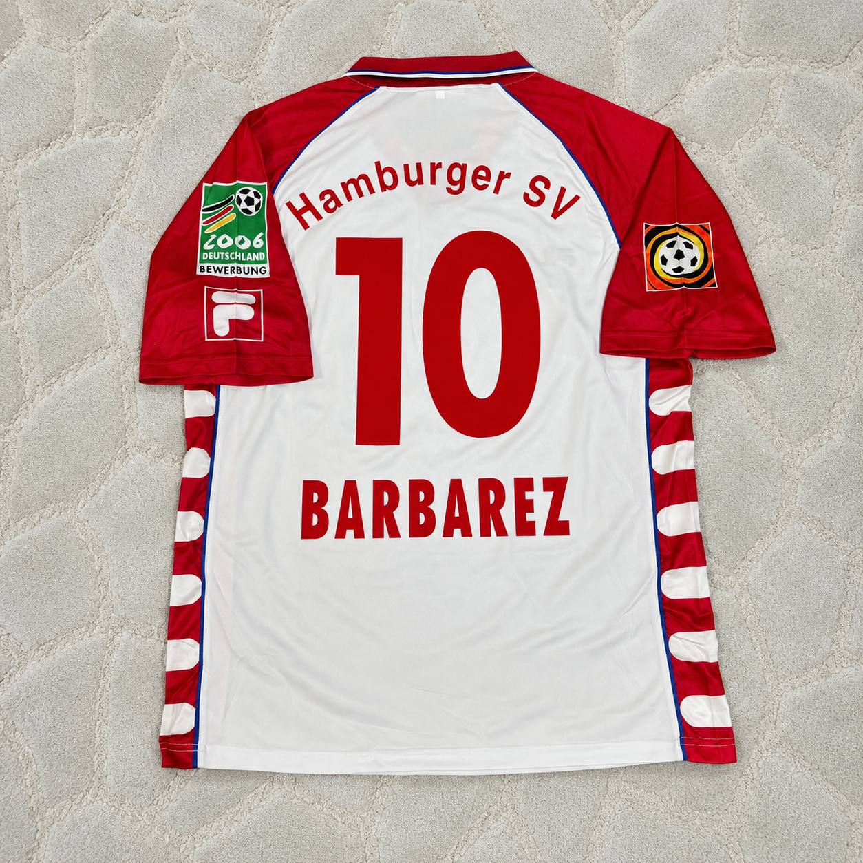 Sergej Barbarez #10 Hamburger SV Heim Retro Fußballtrikot