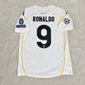 Cristiano Ronaldo Real 2009 2010 Retro Jersey Soccer Shirt Trikot