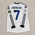 Cristiano Ronaldo Real 2012-2013 Home Long Sleeve Retro Football Jersey
