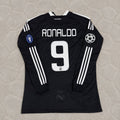 Cristiano Ronaldo #9 Real 2009 2010 Debut Year Away Retro Jersey