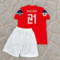 Andreas Schjelderup Norway 2026 World Cup Kids  Football Shirt - Jersey Kit