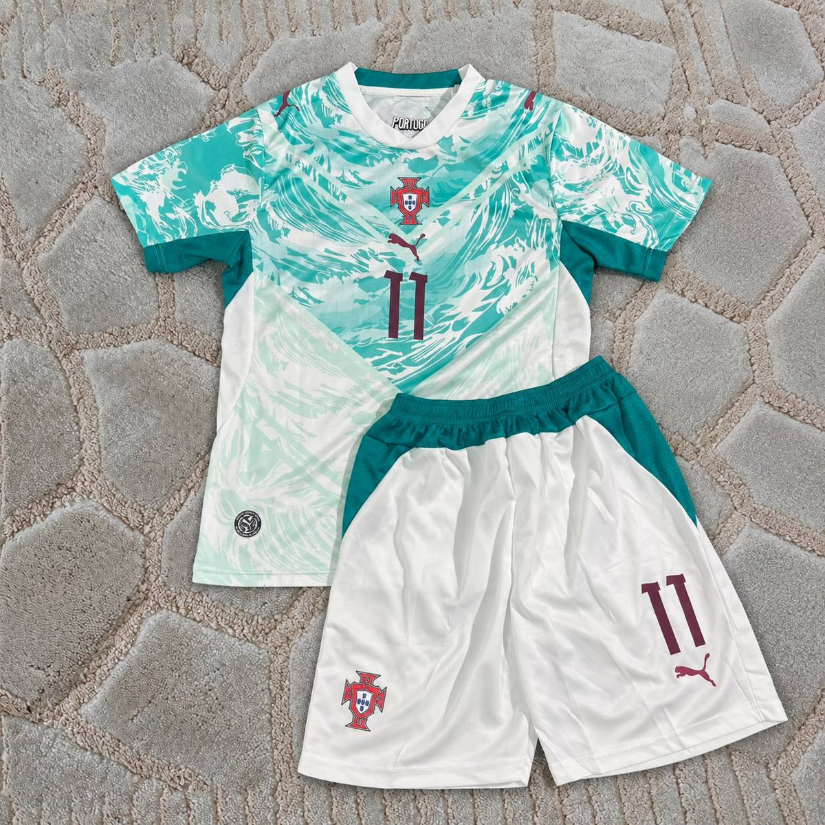 Joao Felix Portugal 2026 World Cup Kids Away Black Football Shirt - Jersey Kit - Trikot Maillot