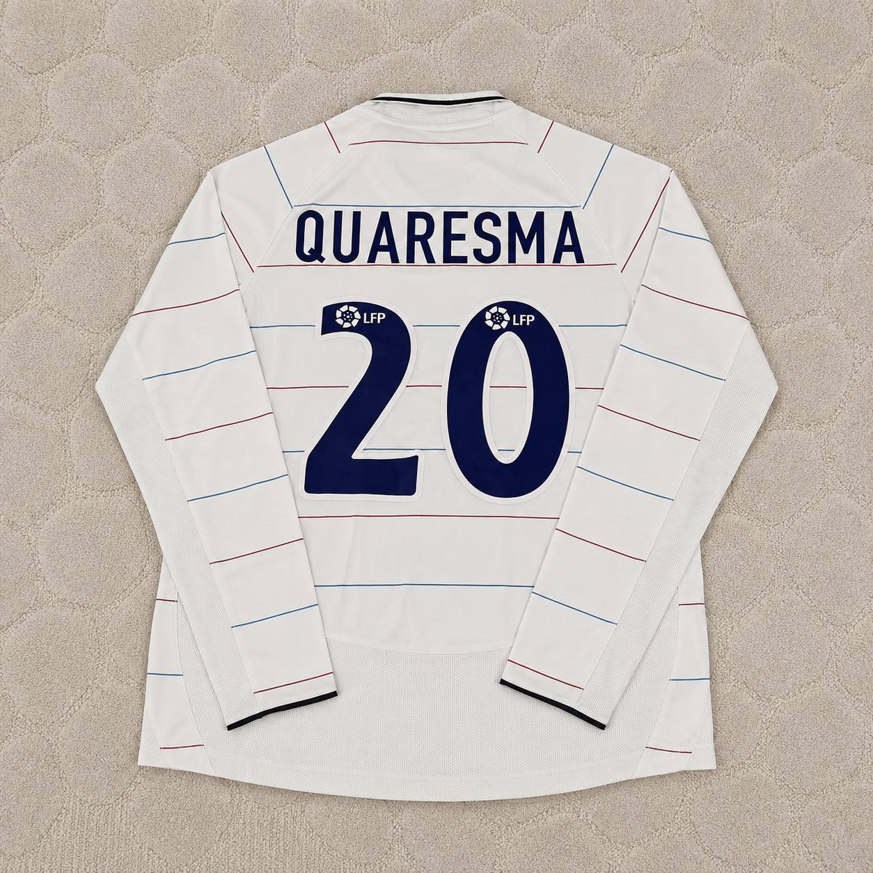 Ricardo Quaresma #20 Barcelona 2003 2004 Away Long Sleeve Retro Football Jersey Kit