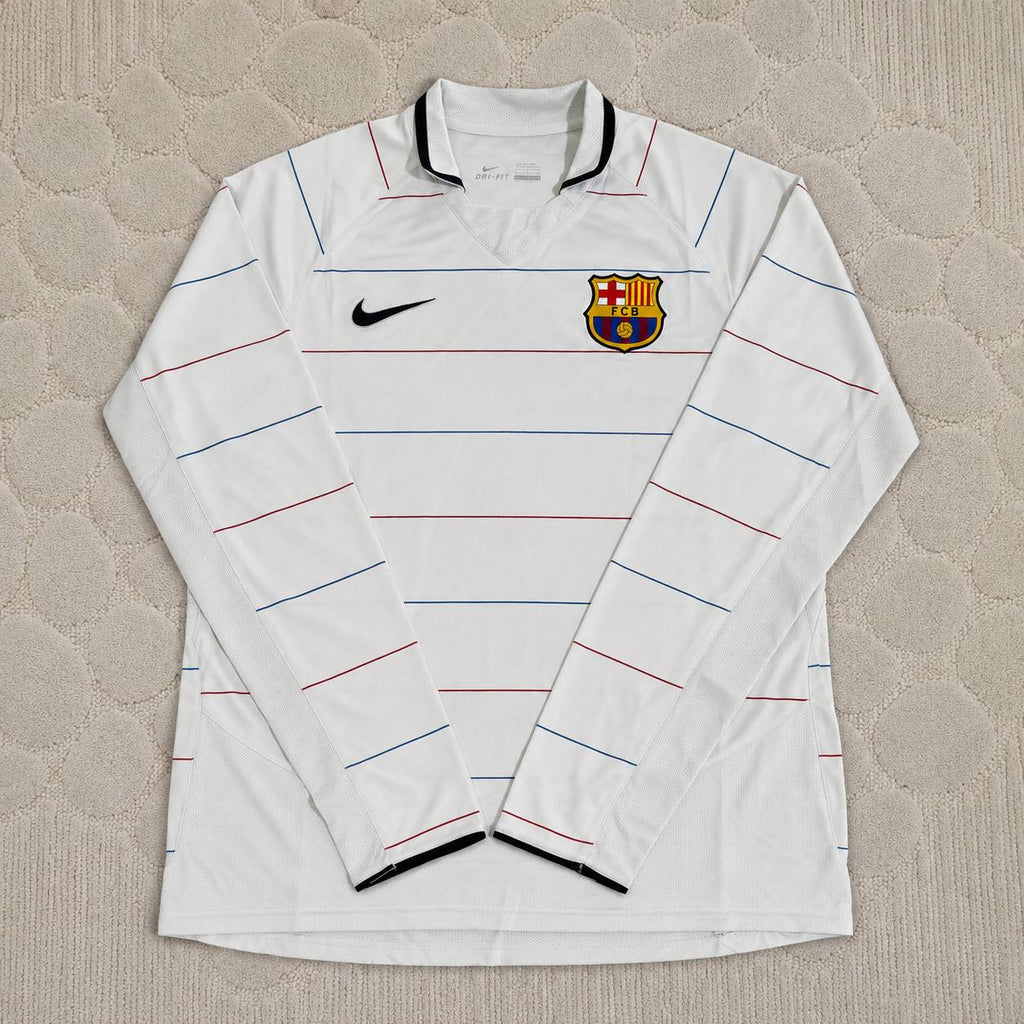 Ricardo Quaresma #20 Barcelona 2003 2004 Away Long Sleeve Retro Football Jersey Kit