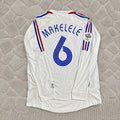 Claude Makelele France 2006 World Cup Final Long Sleeve White Retro Football Jersey