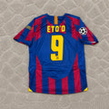 Samuel Eto'o Barcelona 2006 Final Retro Short Sleeve Football Jersey