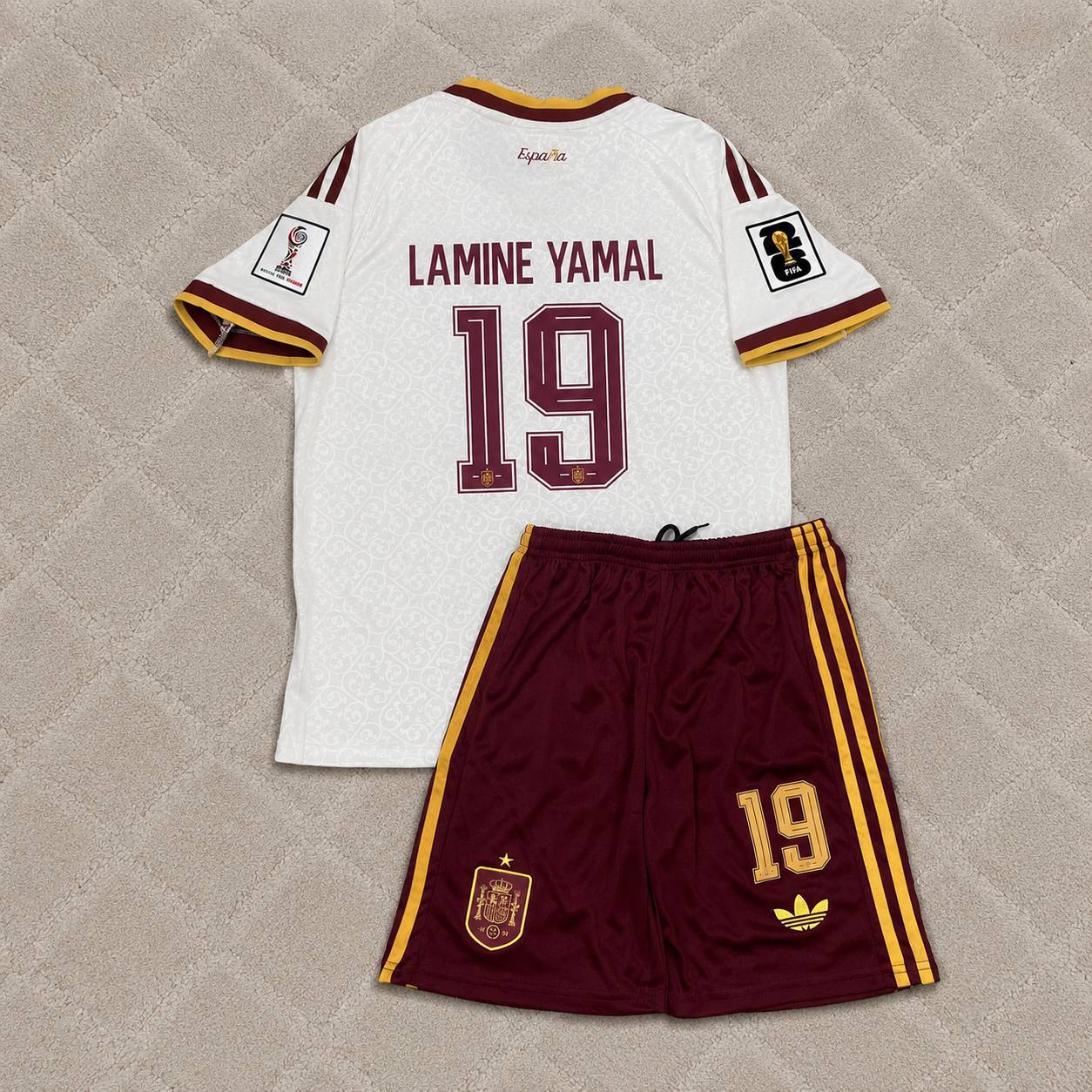 Lamine Yamal Spain 2026 World Cup Kids Football Jersey