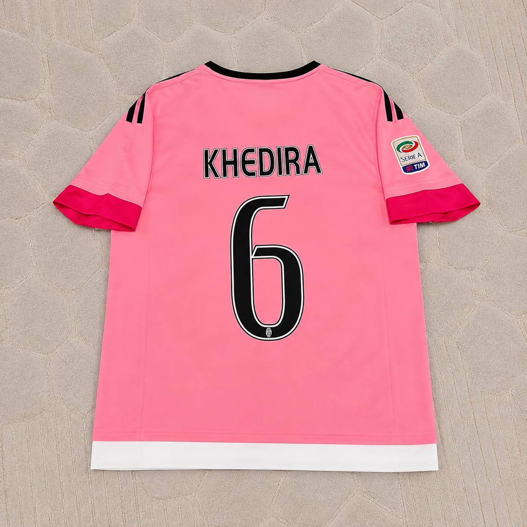Sami Khedira Juventus Retro Pink 2015-2016 Jersey Trikot
